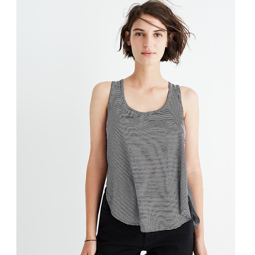 Madewell Strum Tank Top in Doran Stripe